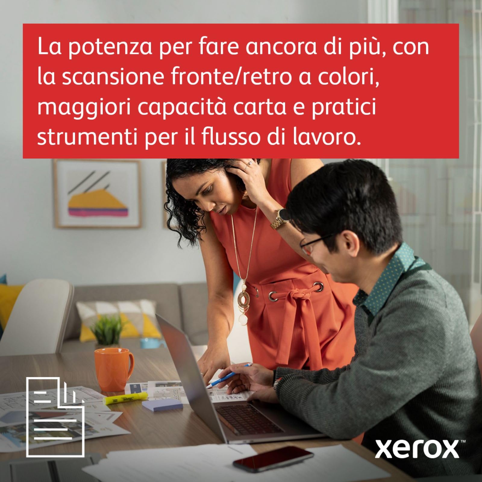 Xerox B410 A4 47 Ppm Stampante Fronte/retro Ps3 Pcl5e/6 2 Vassoi Totale 650 Fogli