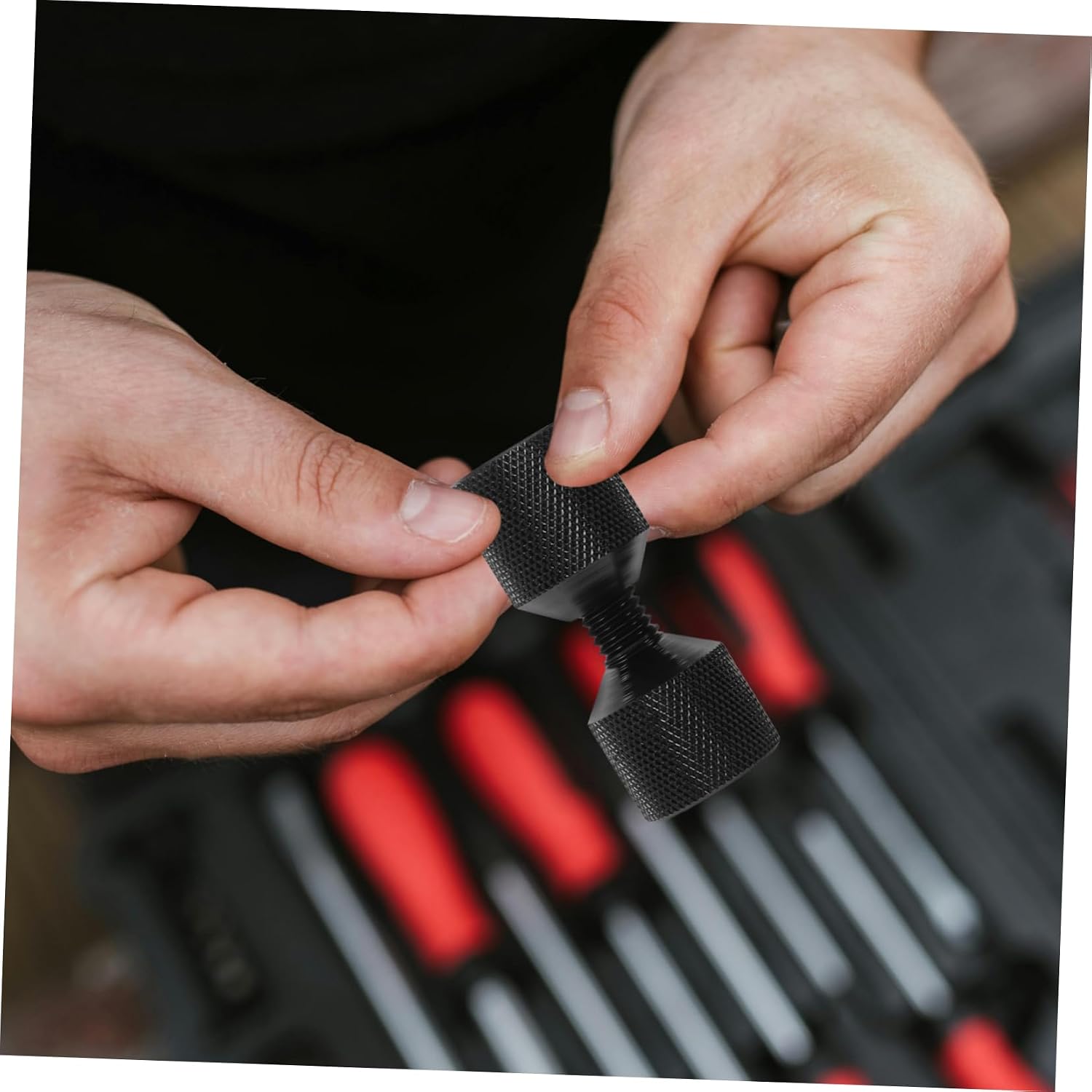 2pcs Double Hole Flange Positioning Pin Kit Durable Aluminum Alloy Car Alignment Tool for Mechanics and DIY Projects Fit for Automotive Repair