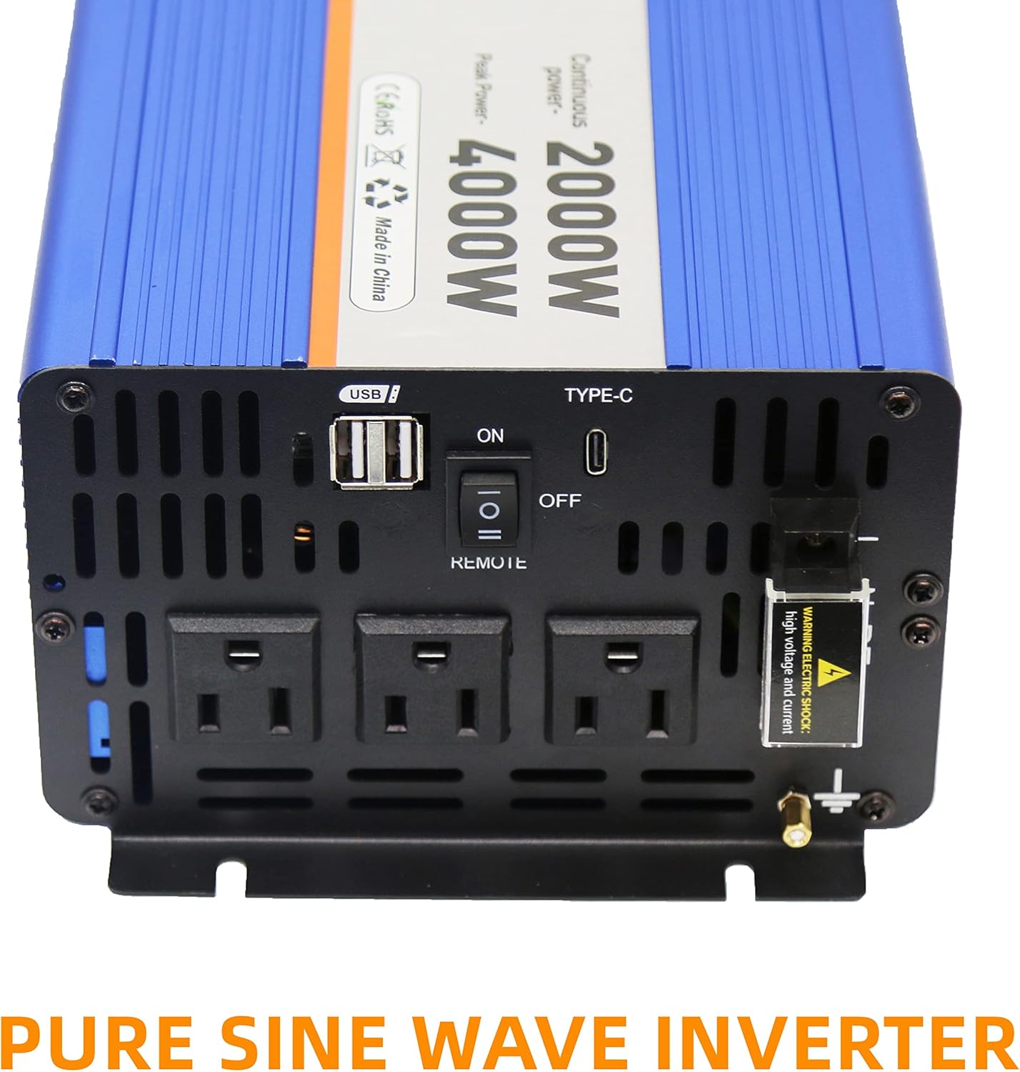 Giandel 2000 watt Power Inverter with Multiple Outlets
