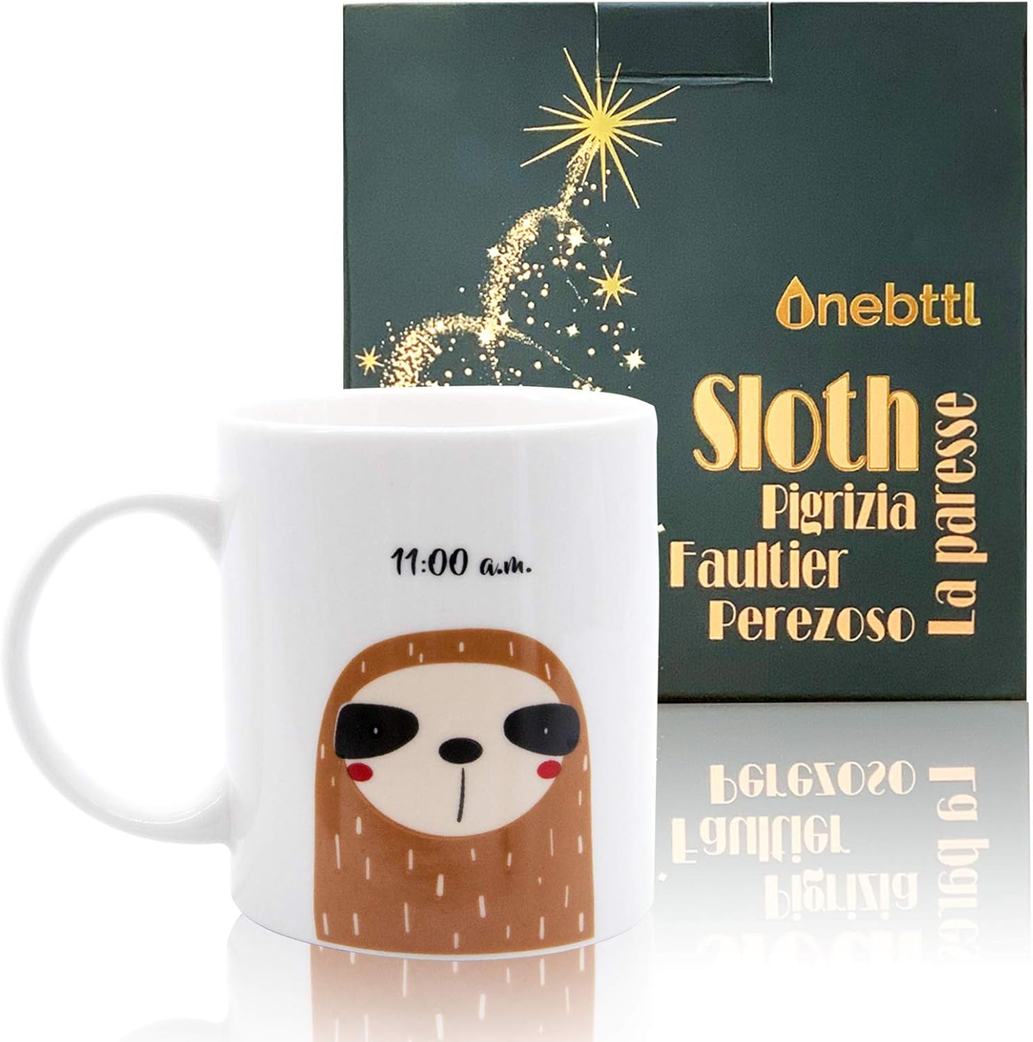 Bеѕt Dеаl 🛒 Sloth Gifts Funny Coffee Mug for Women and Men 12oz/350ml  Unique Gift Idea on any Occasion 