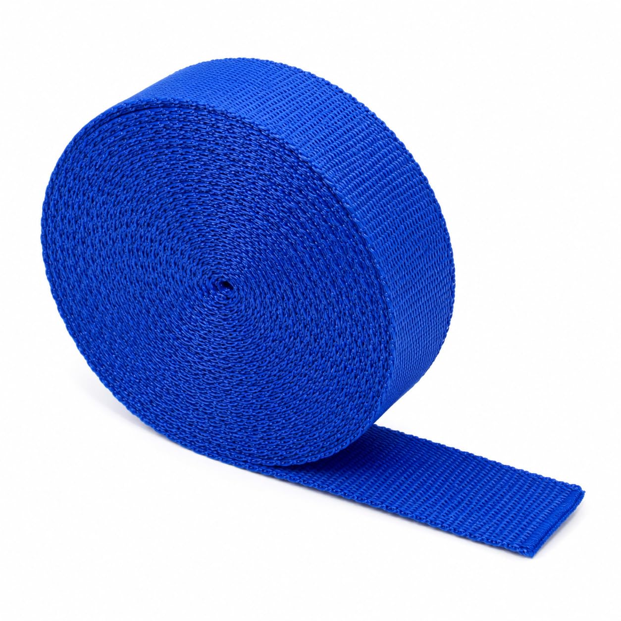The Webbing Shop Polypropylene Webbing Strap, Continuous Length Flat Woven Tape for Bags, Crafts, Belts, Pet Collars and Leads (Royal Blue, 25mm x 5m) — image 1