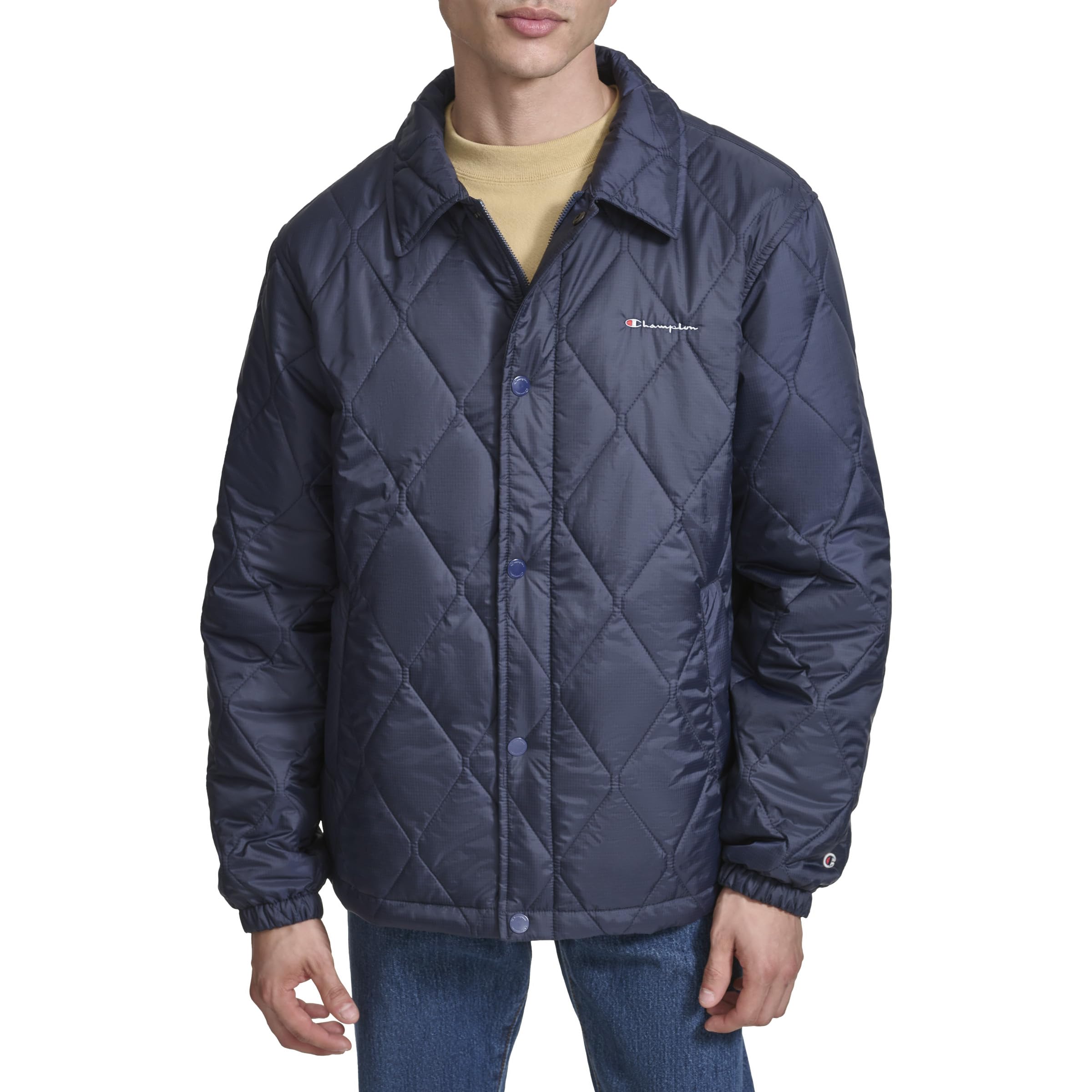 Champion Men's Diamond Quilted Active Coaches Jacket