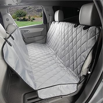 Royal Pets Cart Scratch-Proof, Waterproof Machine and Hand Washable, Polyester Dog Car Seat Cover for All Pets(Grey,49x59 Inch)