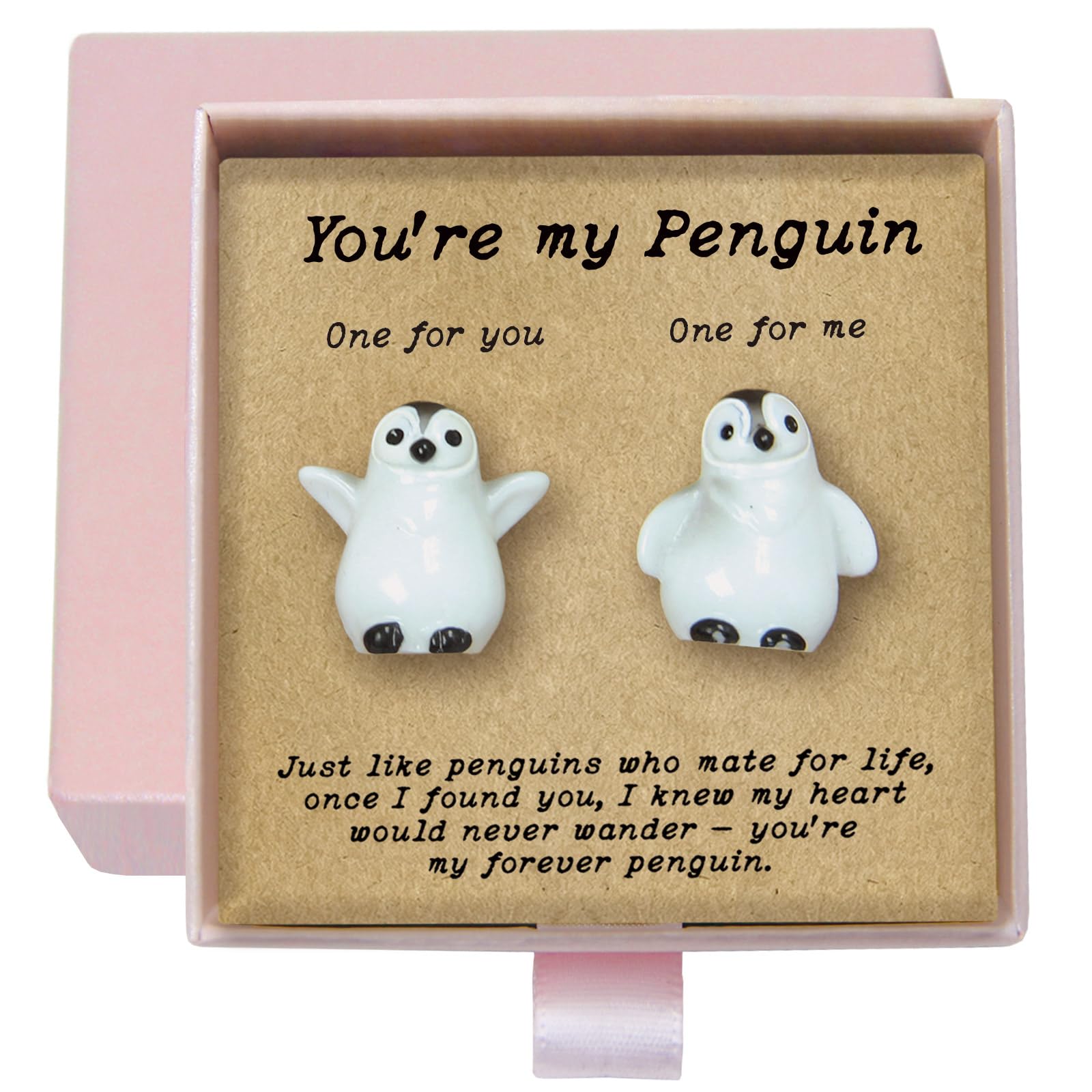 Amazon.com: LIMGUVK You're My Penguin Couple Figurines, Mate for