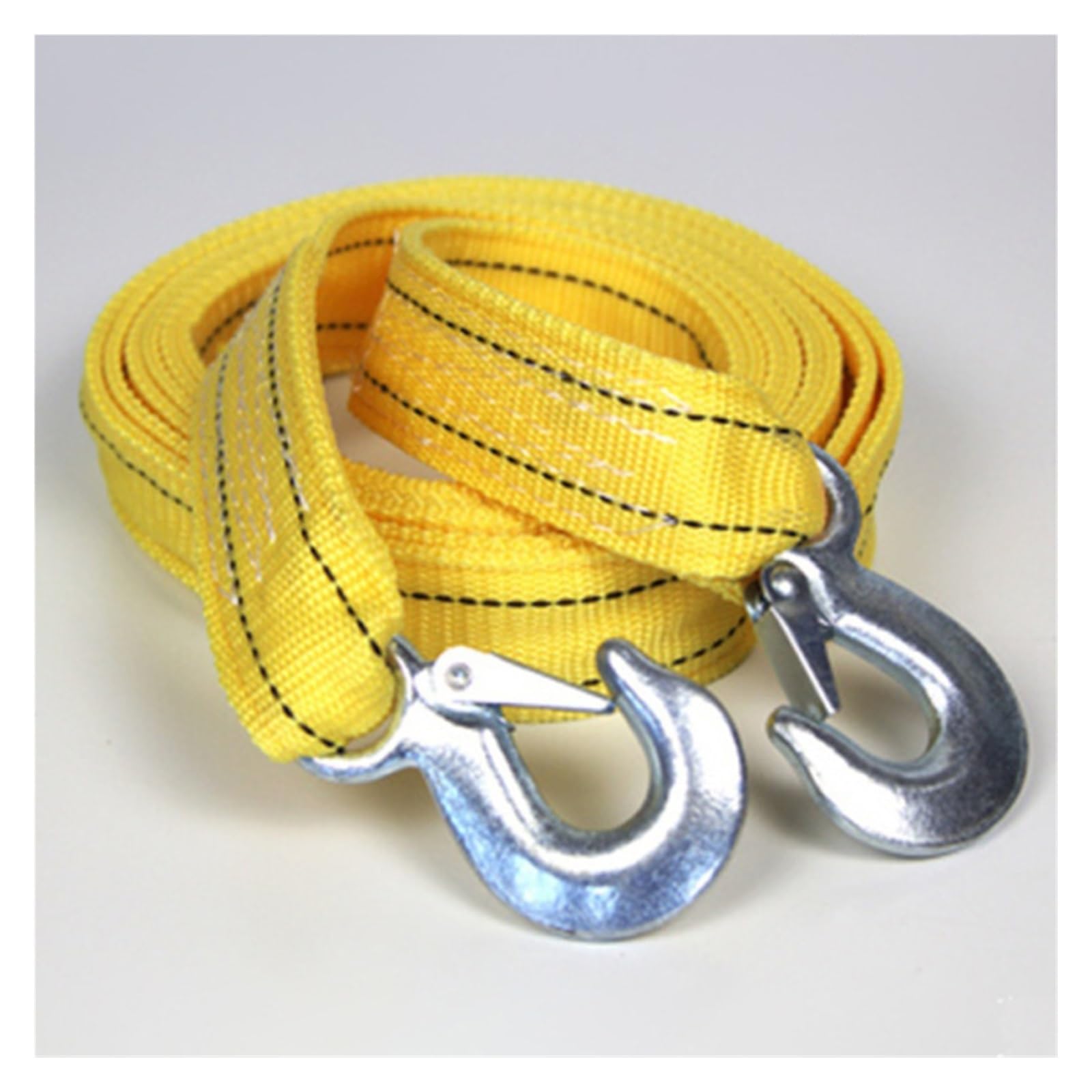 2PC Heavy Duty Car Road Recovery Pasek Holowniczy Liny Holownicze Z 2 Hakami Holowniczymi Akcesoria Samochodowe Stylizacja Samochodu Solidna I Niezawodna
