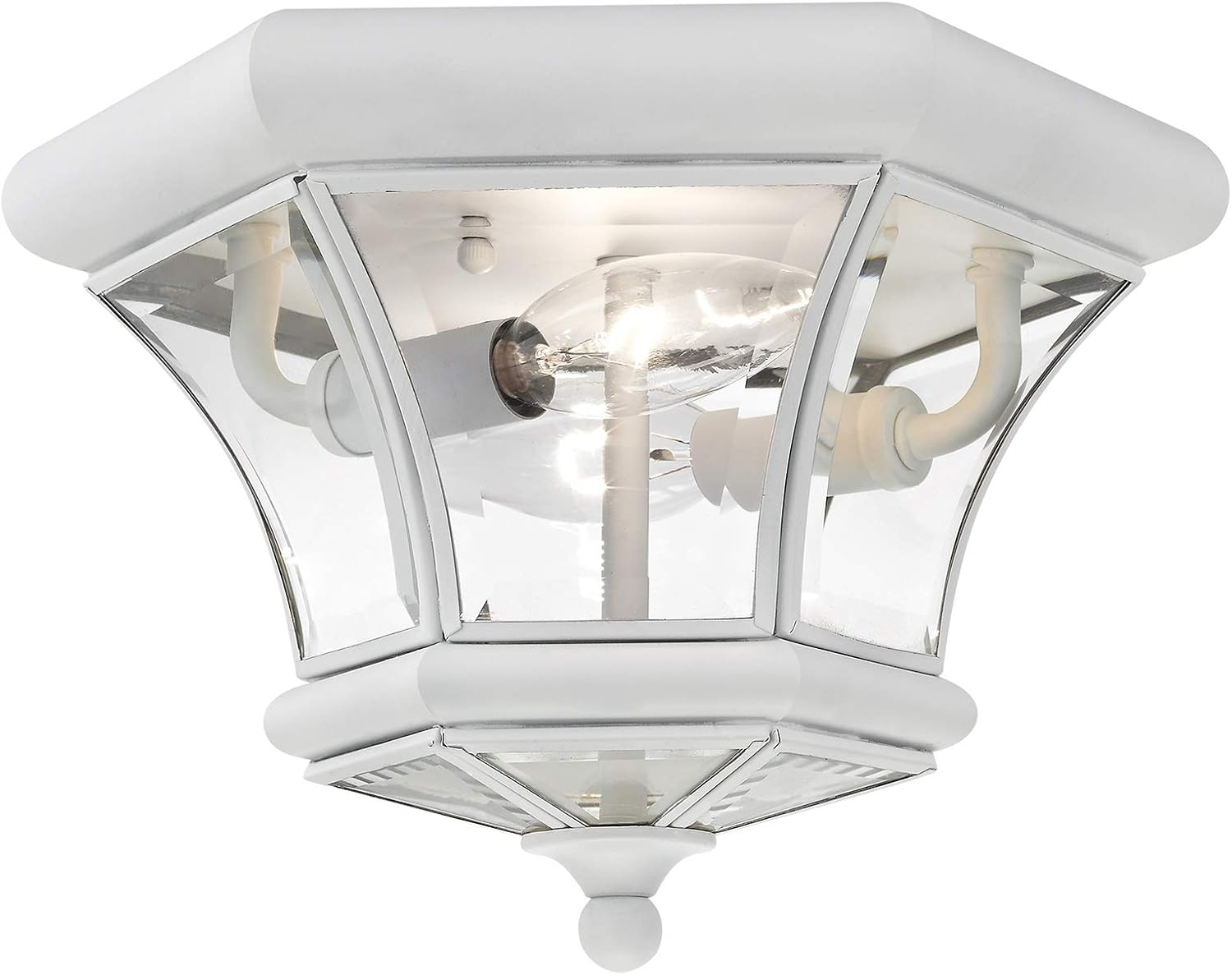 Limited Livex Lighting 7052-03 Monterey/Georgetown 2 Light Ceiling Mount, White Special Livex Lighting 7052-03 Monterey/Georgetown 2 Light Ceiling Mount, White