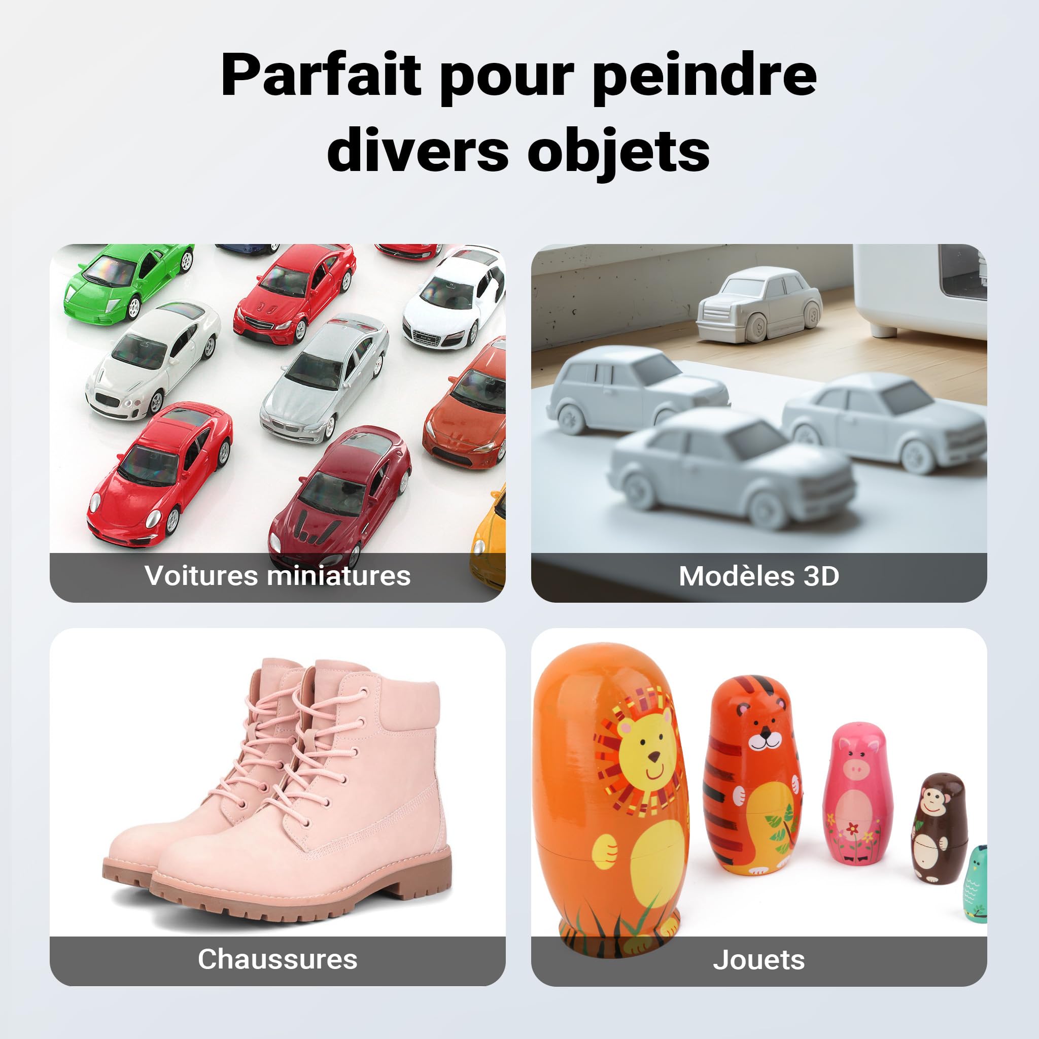 WilTec Système d'aspiration Airbrush – 9 m³/Min – avec Éclairage LED et Ventilation – contrôle par Boutons rotatifs – Cabine à Double Ventilateur réglable