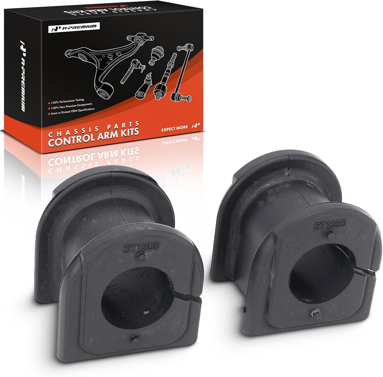 A-Premium 2 x Front to Frame Sway Bar Bushing Kit, Compatible with Lexus LS400 1995-1997, LS430 2004-2006