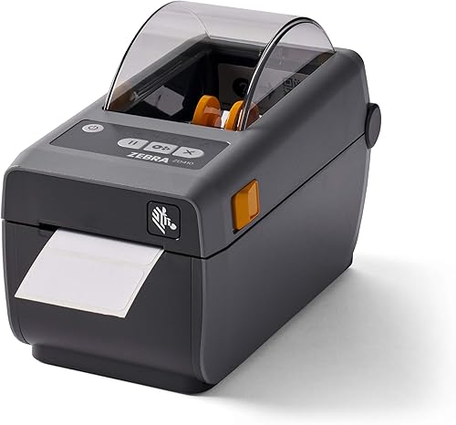 Zebra Technologies ZD41022-D01 M00EZ serie ZD410 - Impresora compacta de computadora térmica directa, 203 DPI, 2 pulgadas, cable de alimentación US,