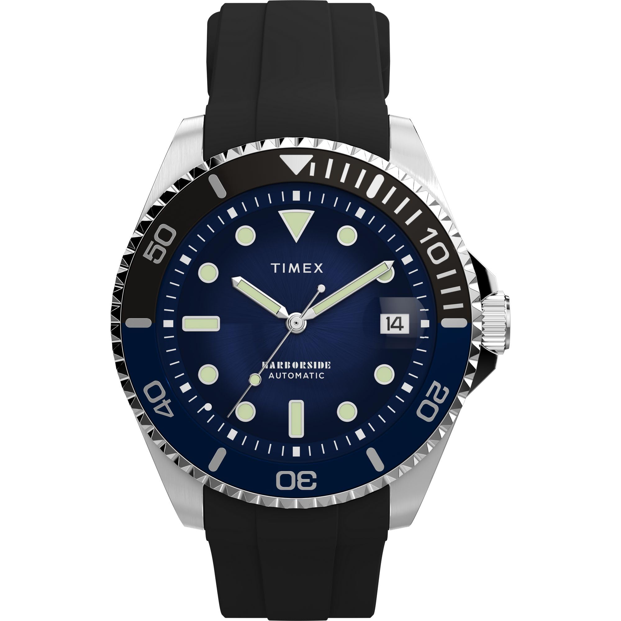 磯辺 Timex Relógio masculino Harborside Coast 40 mm - pulseira preta