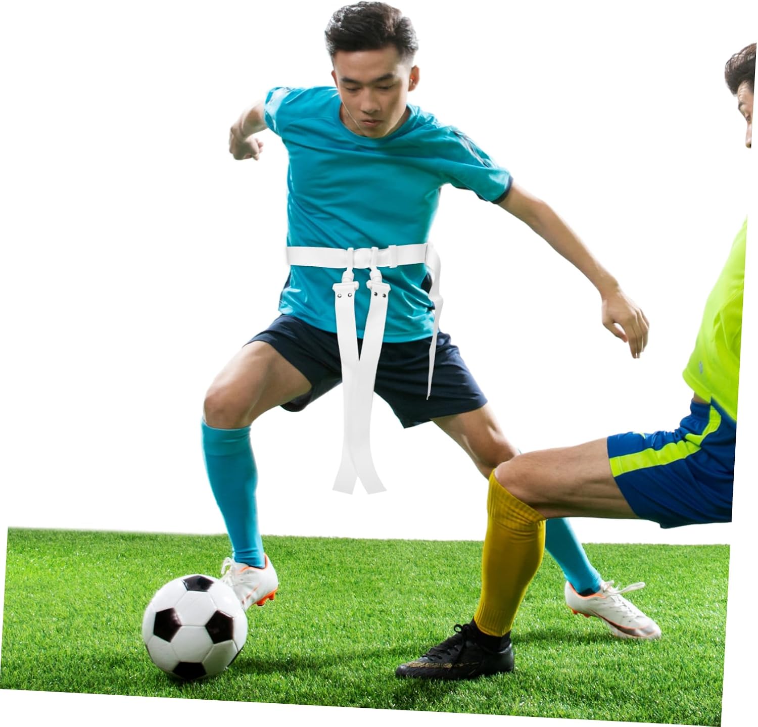 BESPORTBLE Football Belts for Men Red Small Flags Ribbon Championship Belts Football Triangle Flags