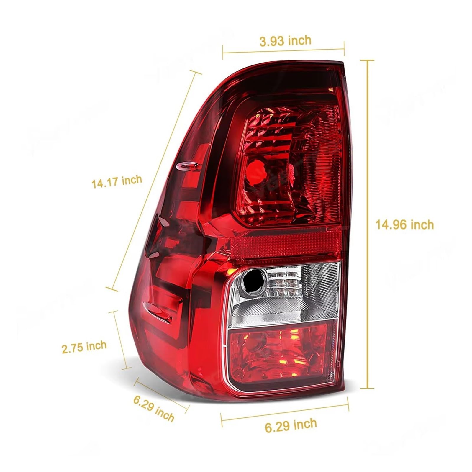 Gruppo fanale posteriore Per Toyota Per Hilux Per Revo Pick-up 2016-2018 Auto Fanale posteriore con cablaggio Nessuna lampadina Lampada di coda sinistra/destra Fari di stop(RHD Right)