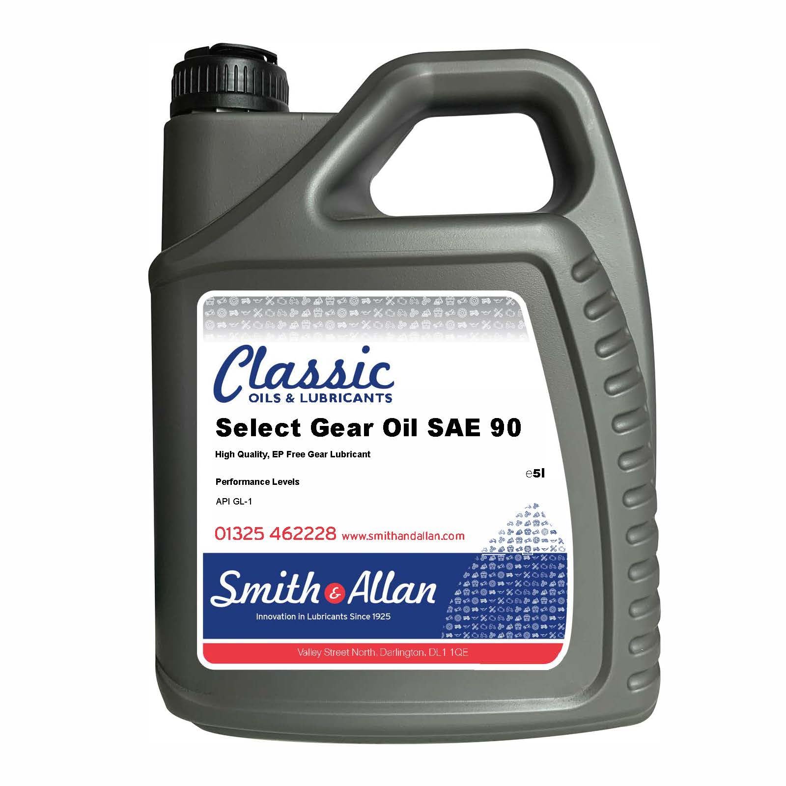 Classic SAE 90 Non EP Gear Oil Vintage EP Free 5 Litre 5L