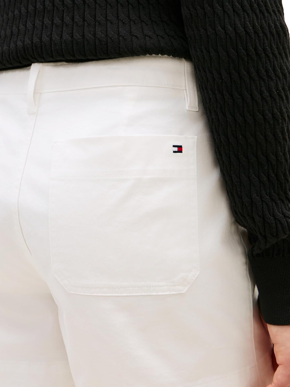 Tommy Hilfiger Women's 3.5'' Chino Shorts High Waisted with Stretch and Pockets