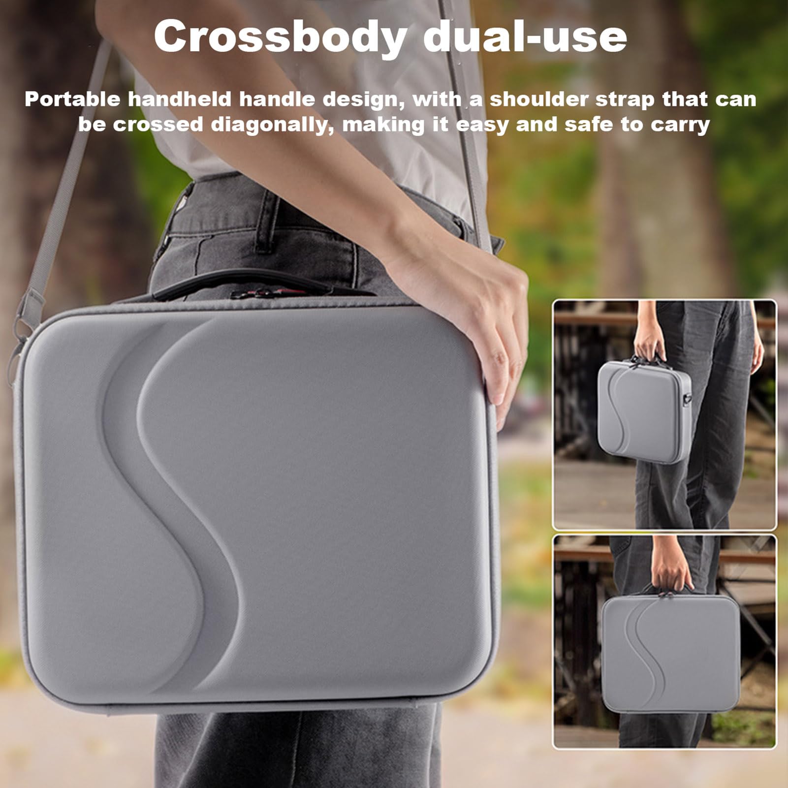 Portable Storage Bag Carrying Case For DJI Air 3S Drone RC2/RC-N3 - View #7