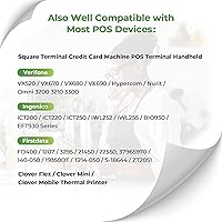 Vista 3 de MUNBYN 2 1/4" x 50' Papel Térmico para Recibos (5 Rollos), Papel de Recibo de 58mm Libre de BPA Se Adapta a Todas las Mini Impresoras Térmicas POS