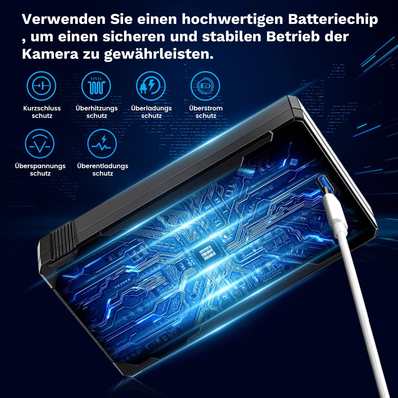 Lot de 2 batteries au lithium de rechange LIT-22 8800 mAh 7,7 V pour caméras de chasse mobiles compatibles avec la série Flex (Flex-M, Flex-S, FLEX-G36, Flex-Plus), câble de charge secteur inclus