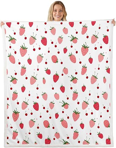 Miniatura 12 de Manfei Manta de vellón con diseño de mariposas florales en acuarela, manta acogedora para cama, sofá, decoración de habitación de niños, niñas y