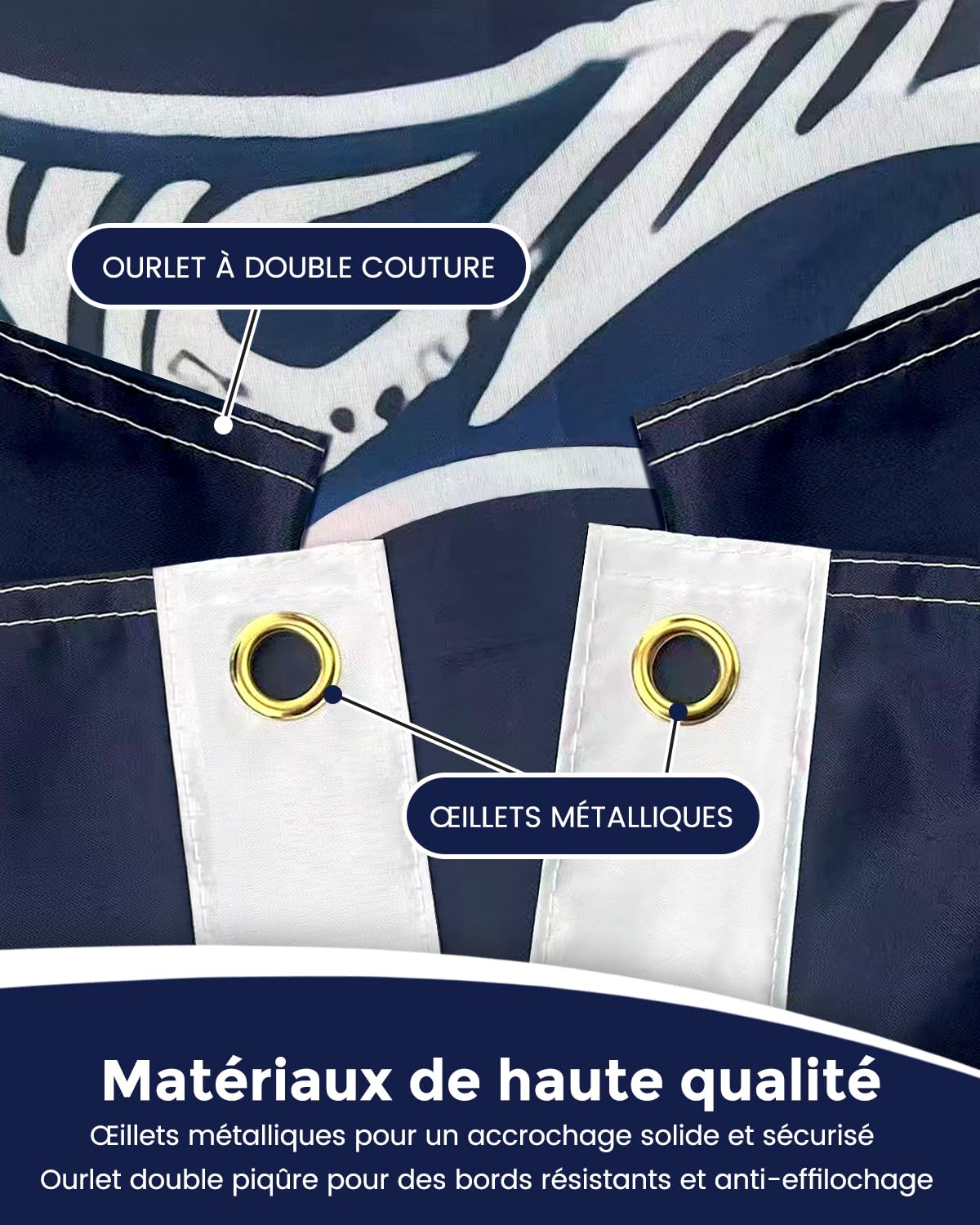 Drapeau Coupe du Monde 2026 150×90 CM Fanion Foot