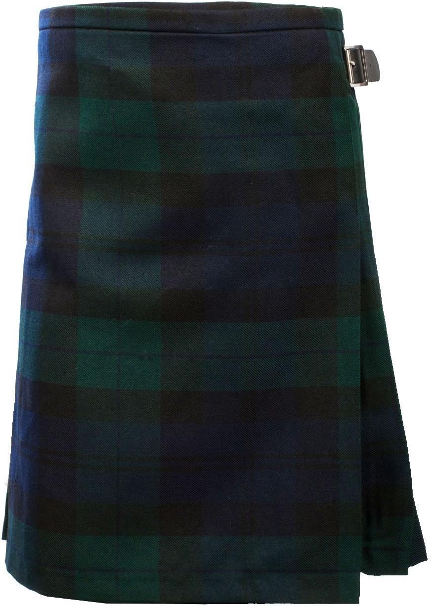 Mens Lightweight Party Kilt Black Watch Tartan