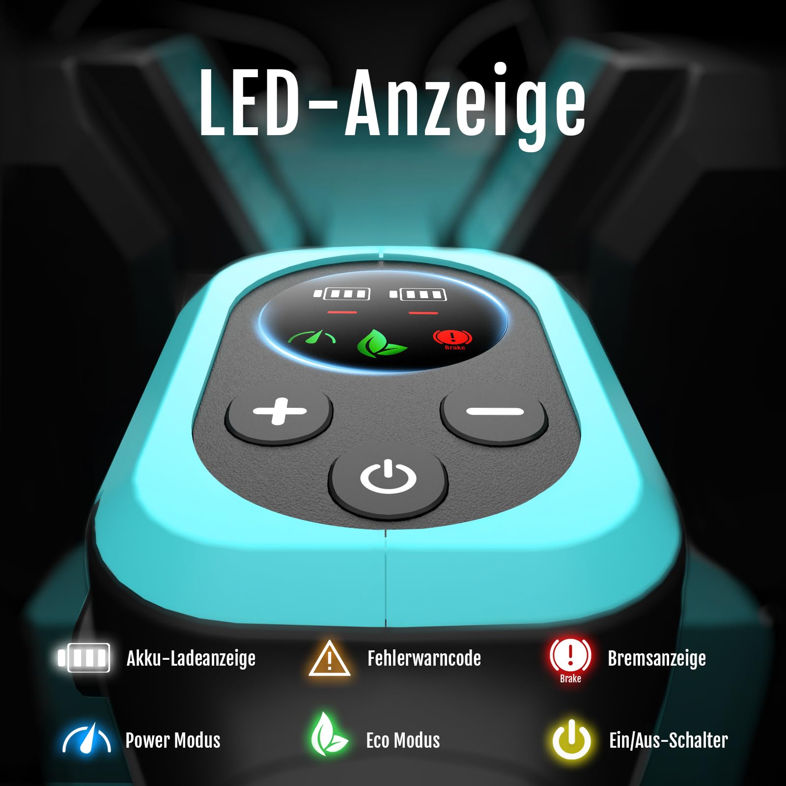 YARDCARE Akku-Kettensäge 16 Zoll, 1600 W Brushless-Motor, Kettengeschwindigkeit 21 m/s, mit LED-Display und 2× 4-Ah-Akkus, werkzeuglose Kettenspannung und automatische Schmierung