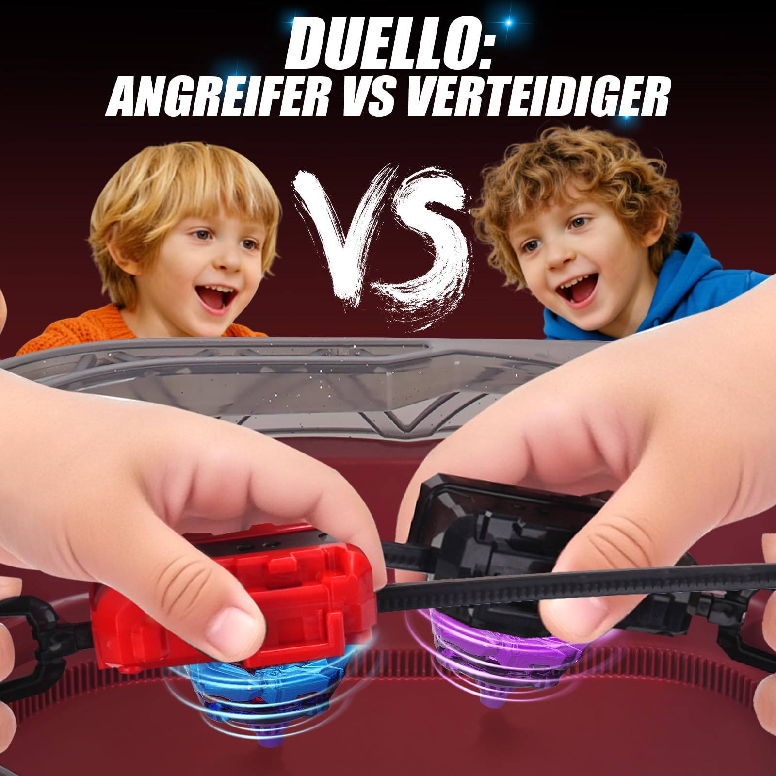 X Stadion Kampfset, Spinning Tops Arena mit Speedstrecke & geschlossenem Dach, Hochwertiger Kunststoff, Kompatibel mit X Kreiseln, Geschenk für Jungen Mädchen ab 6 Jahren (Nur Stadion)