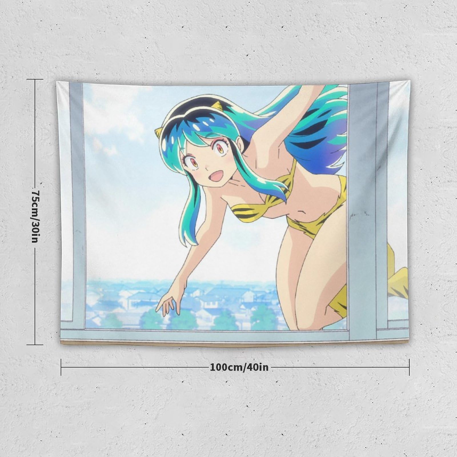 うる星やつら 当時物 ラムちゃん壁掛け ラム タペストリー