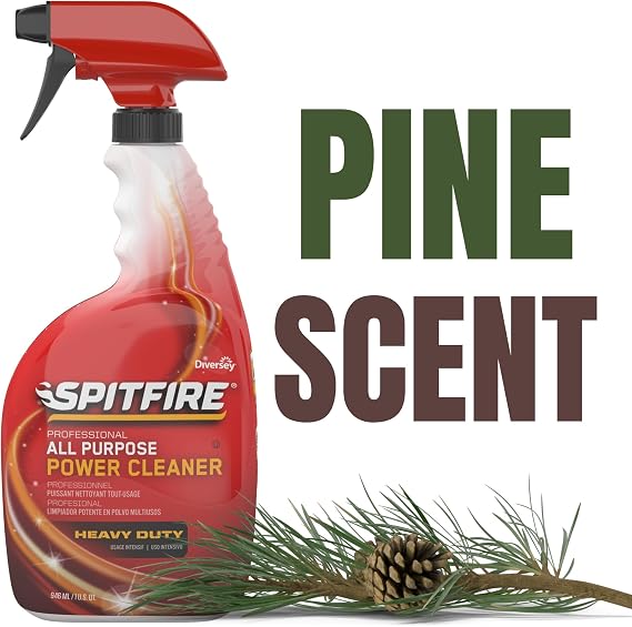 Spitfire Diversey Professional Power Cleaner, Fresh Pine, 32 oz, 4 Pack