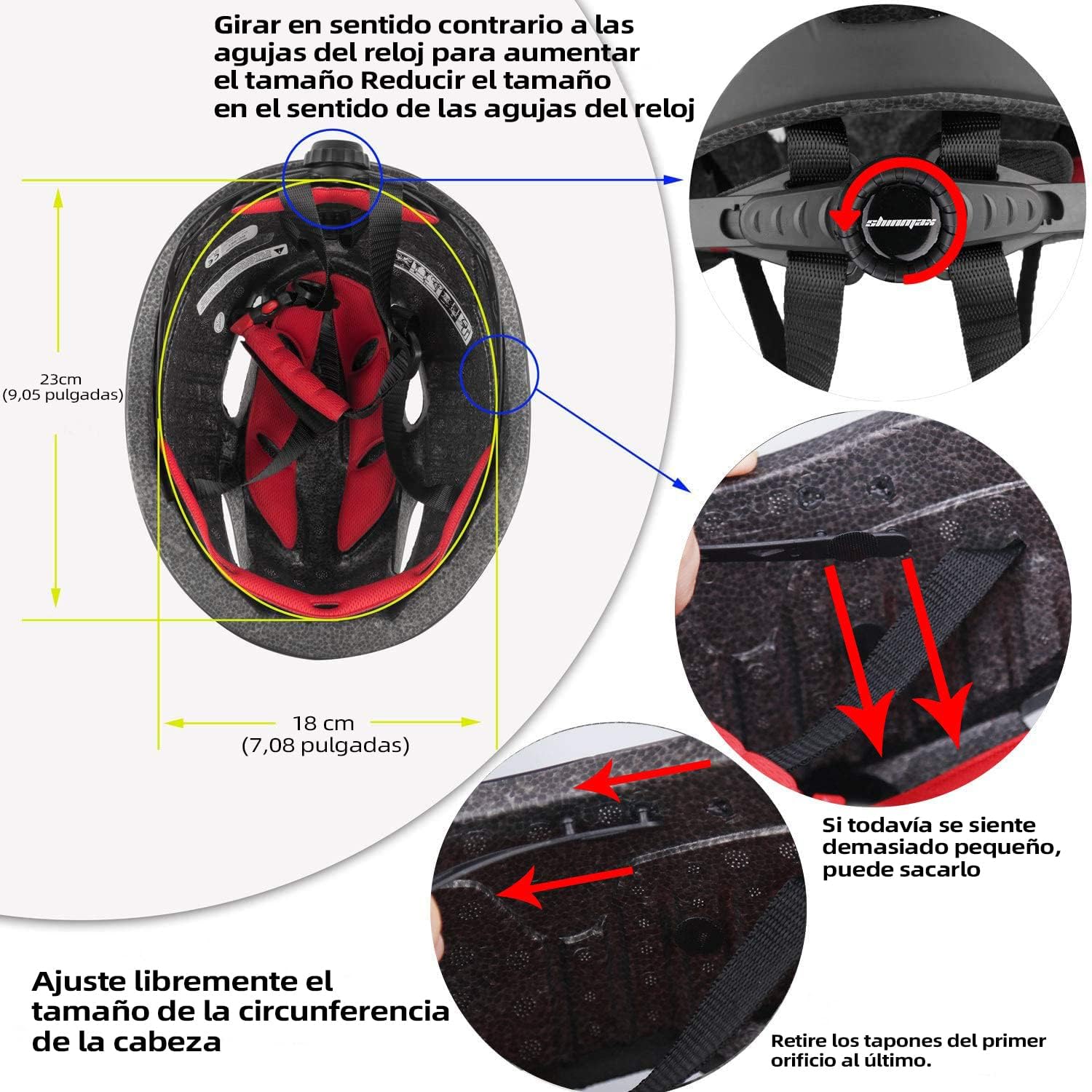 KINGLEAD Męski kask rowerowy, damski kask rowerowy z odpinanymi goglami magnetycznymi, regulowany, oddychający kask rowerowy dla dorosłych