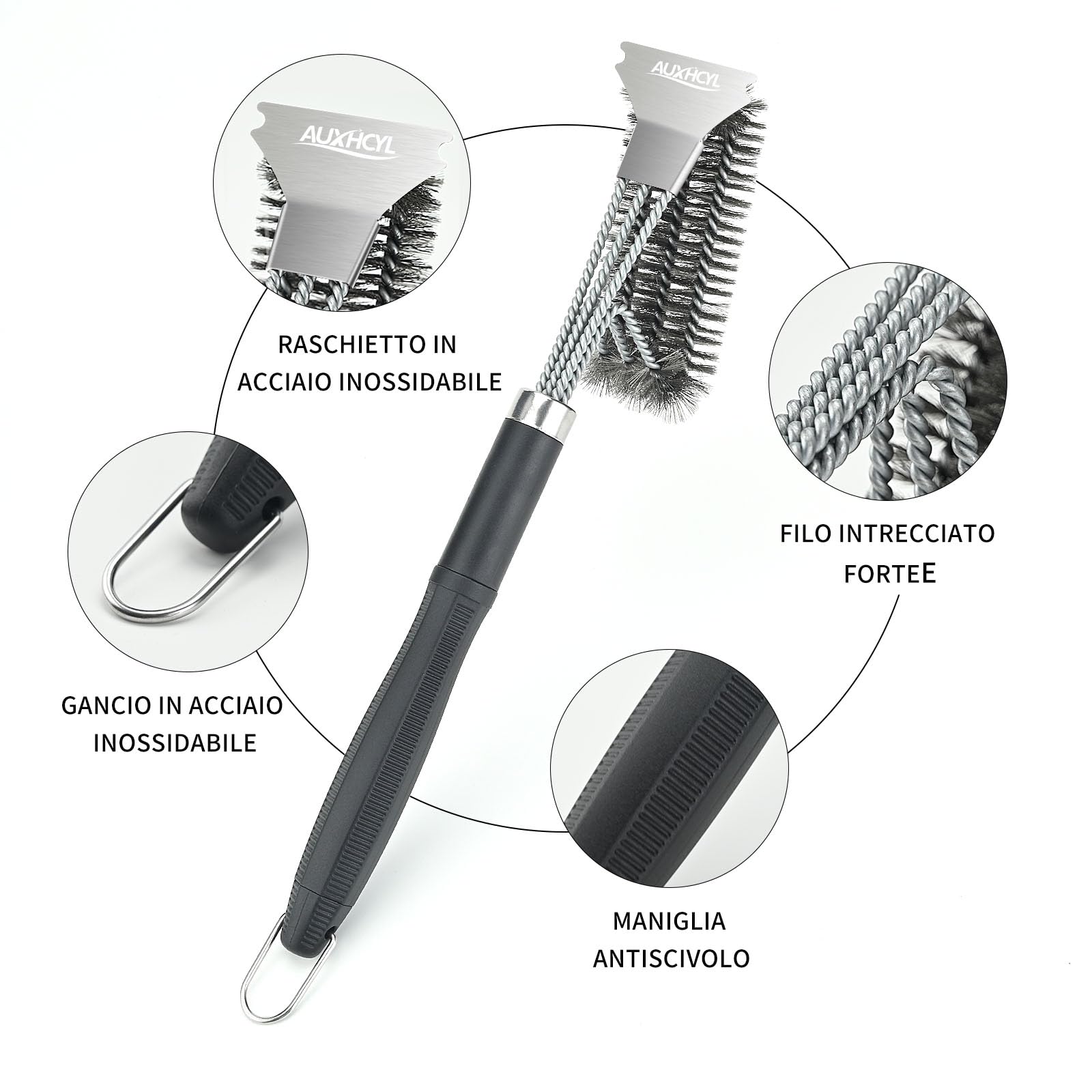Griglia a Gas in acciaio inossidabile per cucinare Barbecue Grill