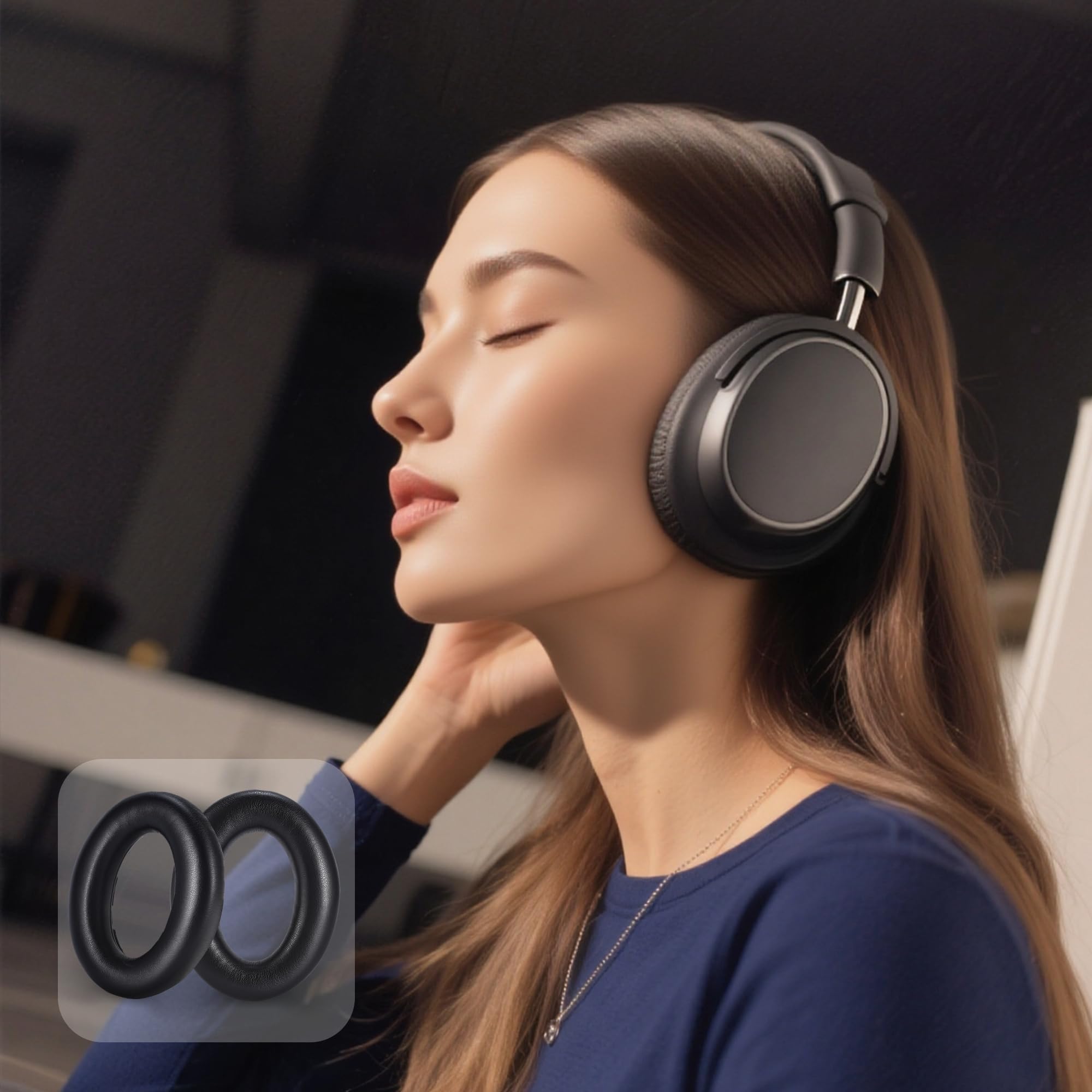 Amazon | Lukvcoe 交換用イヤーパッド イヤークッション for