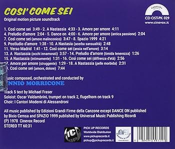 Amazon.co.jp: Cosi' Come Sei: ミュージック