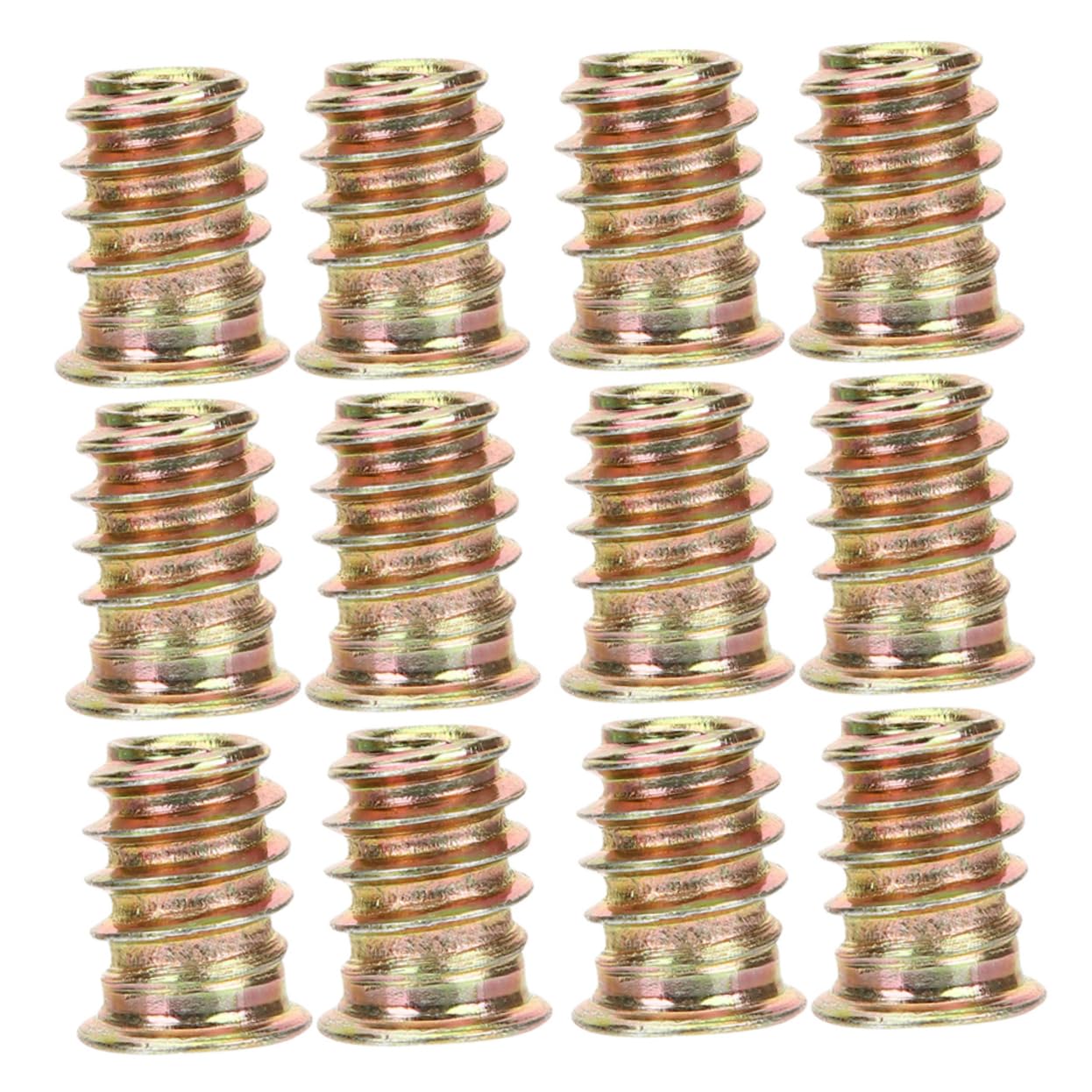 CIYODO 40Pcs Threaded Insert Nuts for Woodworking Fasteners for Printing Injection and Molding Projects Easy Installation and Disassembly