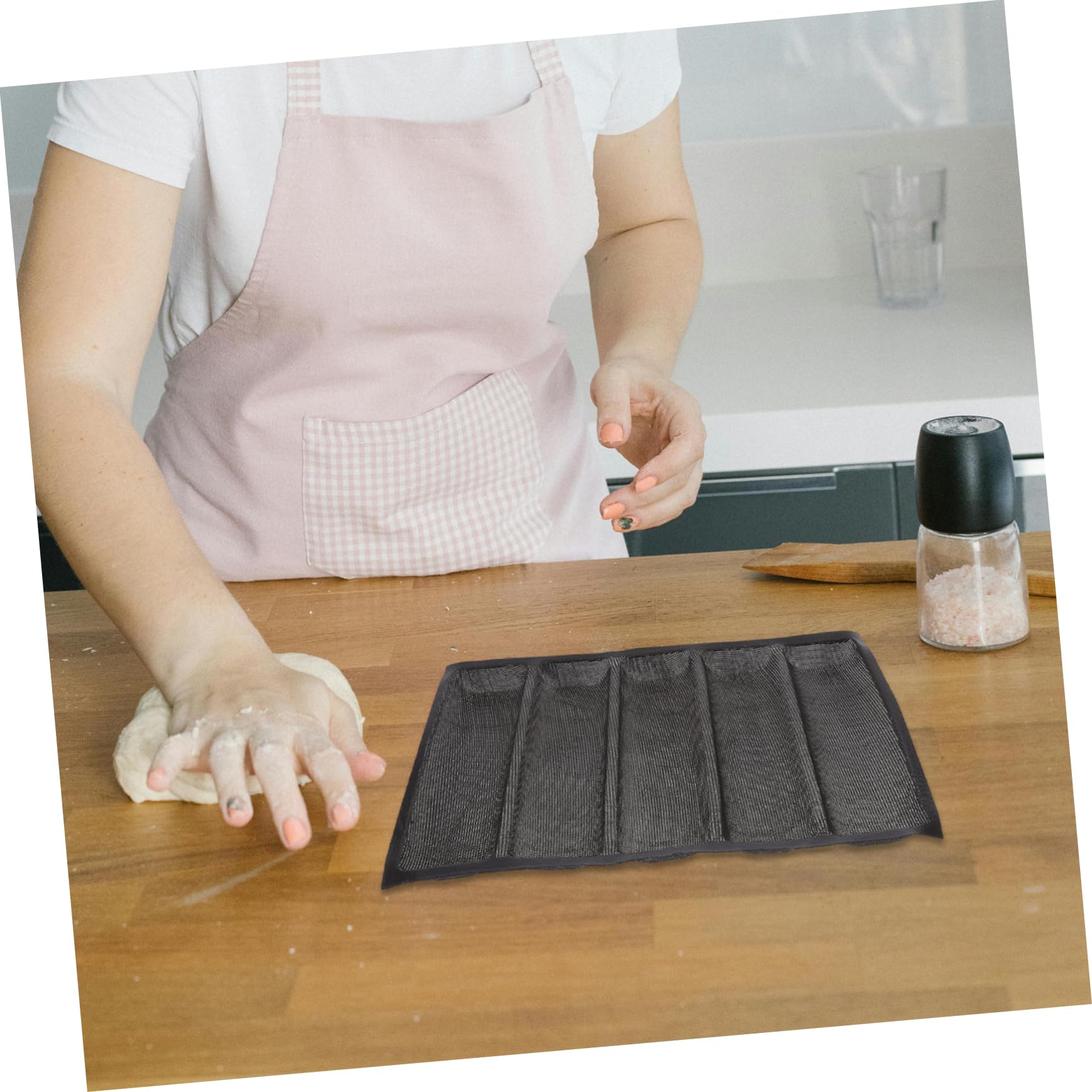 TOPBATHY Molde De Silicona Para Pan 5 Piezas Para Hornear Pan Francés Antiadherente