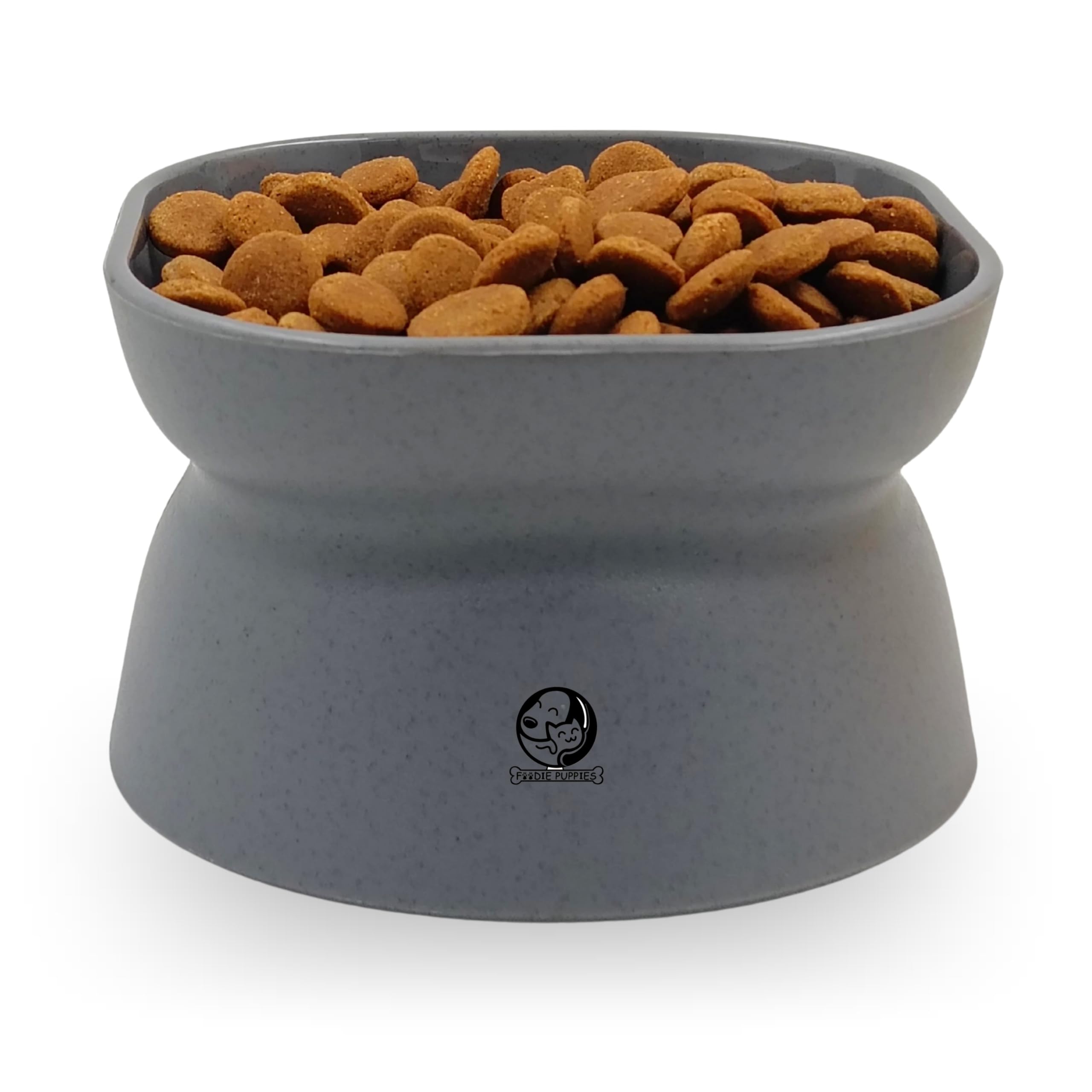 Foodie Puppies Cat Raised Food and Water Feeder Bowl - (Square Raised Bowl, 250ml) | Anti-Slip and PP Material Pet Feeding Dish | Suitable for Cats, Kittens, and Puppies (Color May Vary)-image-6