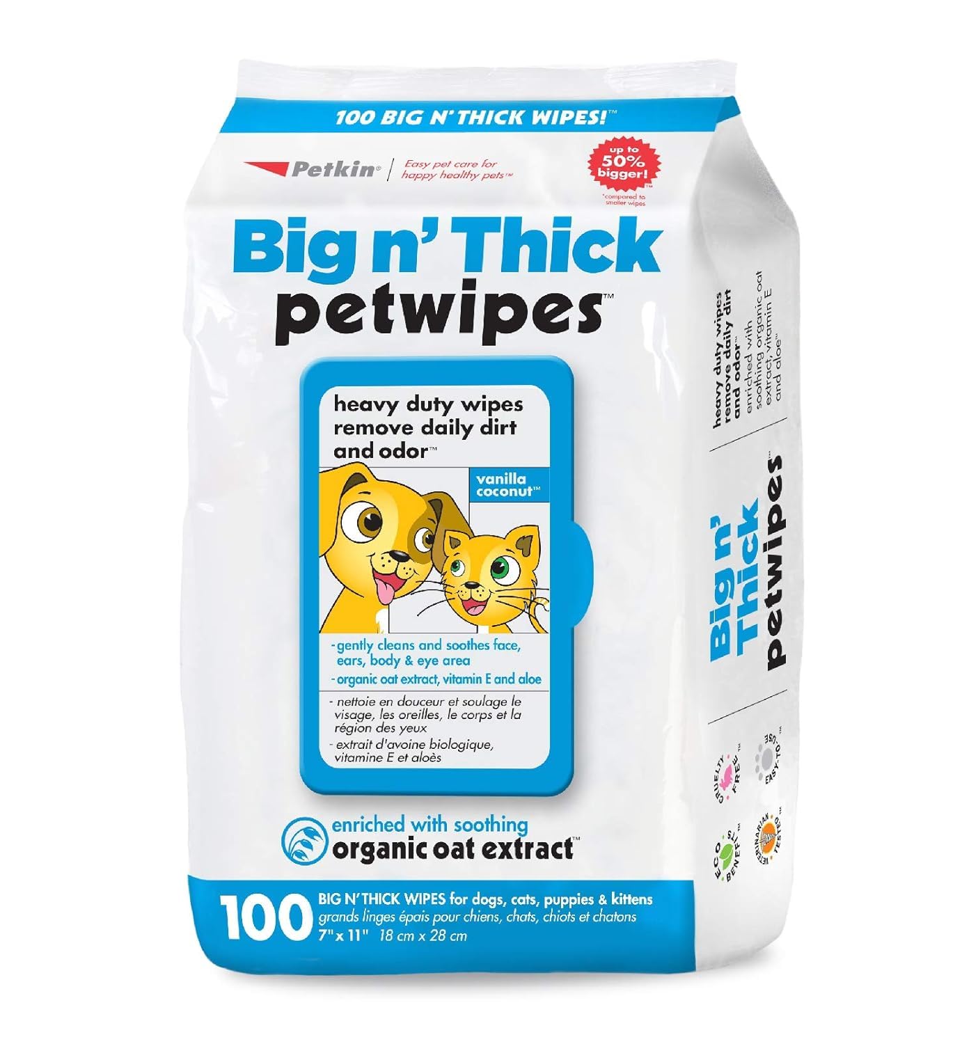 Petkin Big N Thick 100ct