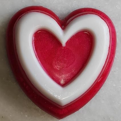 Love and Lather Heart shape Soap/Enriched with glycerine and Shea butter/ 120grams /All skin types/Natural/Handmade/Moisturizing & Nourishing/Paraben & SLS Free/Skin care