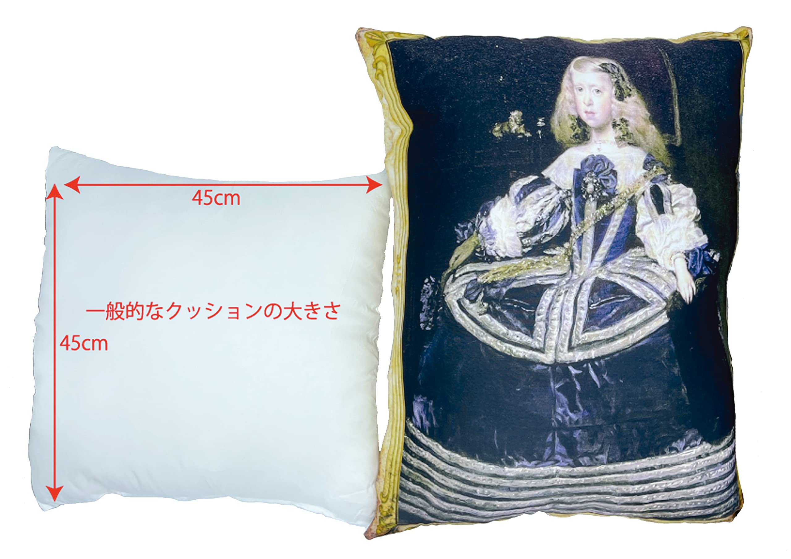 高級！大型！高級 クッション 名画 『落穂拾い』 Amazon.co.jp: 株式会社吉澤 名画 クッション 大判 50×60cm 複製画風