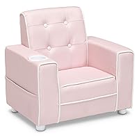 Vista 1 de Delta Children Chelsea Kids - Silla tapizada con soporte para tazas, color rosa
