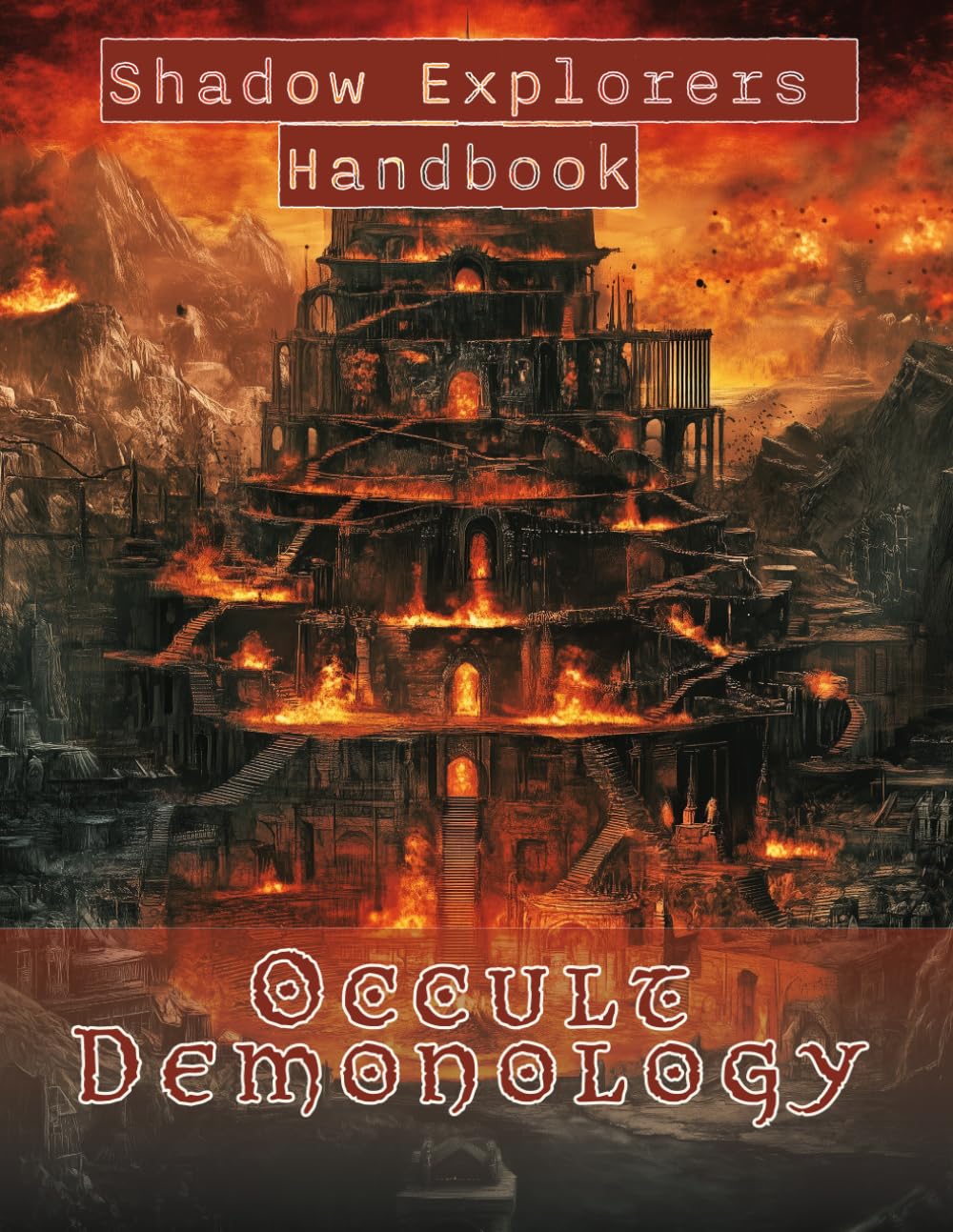 Shadow Explorers Handbook: Occult Demonology Field Guide: Colorable Field Guide to Demons, Infernal Hierarchy & Forbidden Occult Lore — Hand-Illustrated Dark Esoteric Art for Horror & Mythology Fans