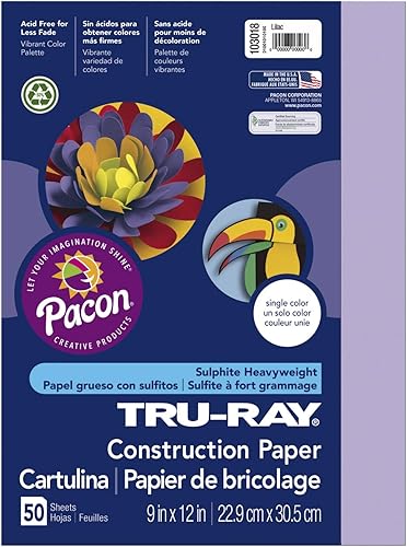 Miniatura 19 de Tru-Ray® Papel de construcción, 12.0 in x 18.0 in, 50% reciclado, azul atómico, paquete de 50