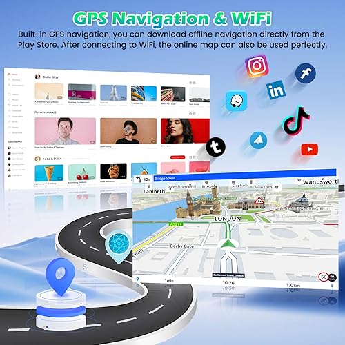 Miniatura 5 de Roinvou 2G+32G Android 13 Estéreo de coche para Toyota Sienna 2011 2012 2013 2014 con Carplay inalámbrico Android Auto, 9 pulgadas pantalla táctil