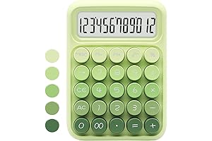 Green Cute Retro Calculator for Office
