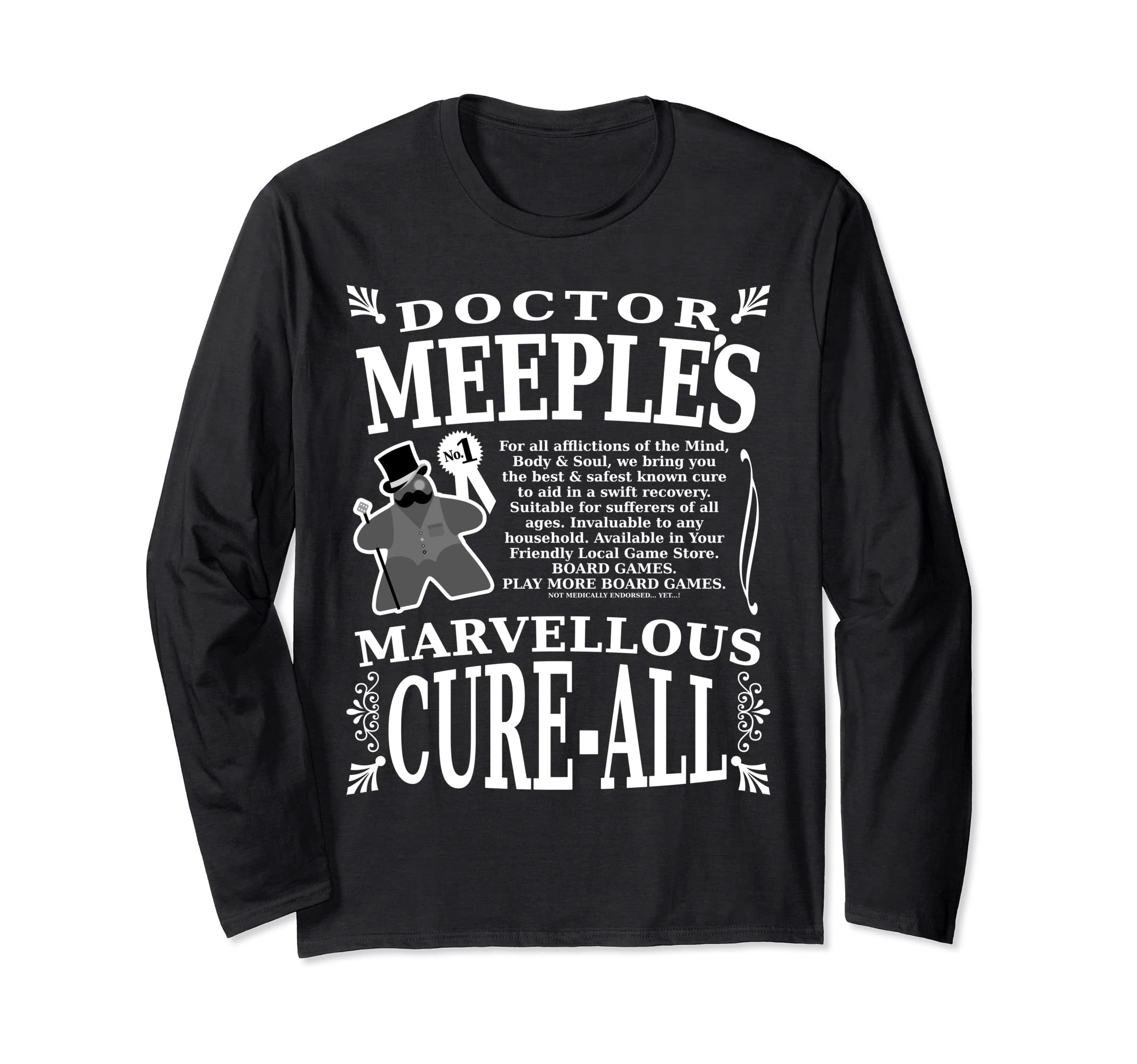 Dr Meeple's Cure-All Long Sleeve T-Shirt