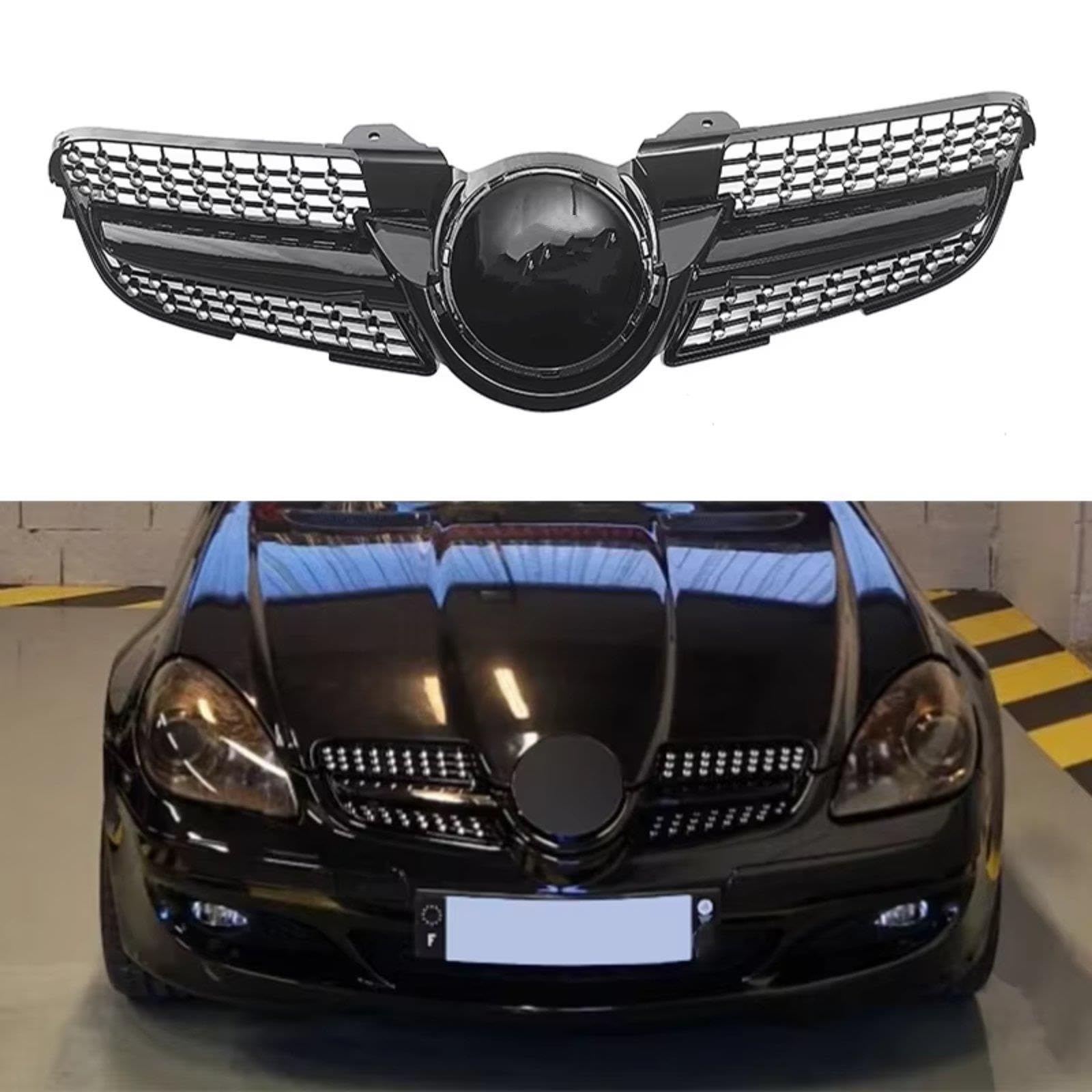 Griglia Anteriore Dell'auto Per Benz Per R171 Classe SLK SLK200 SLK230