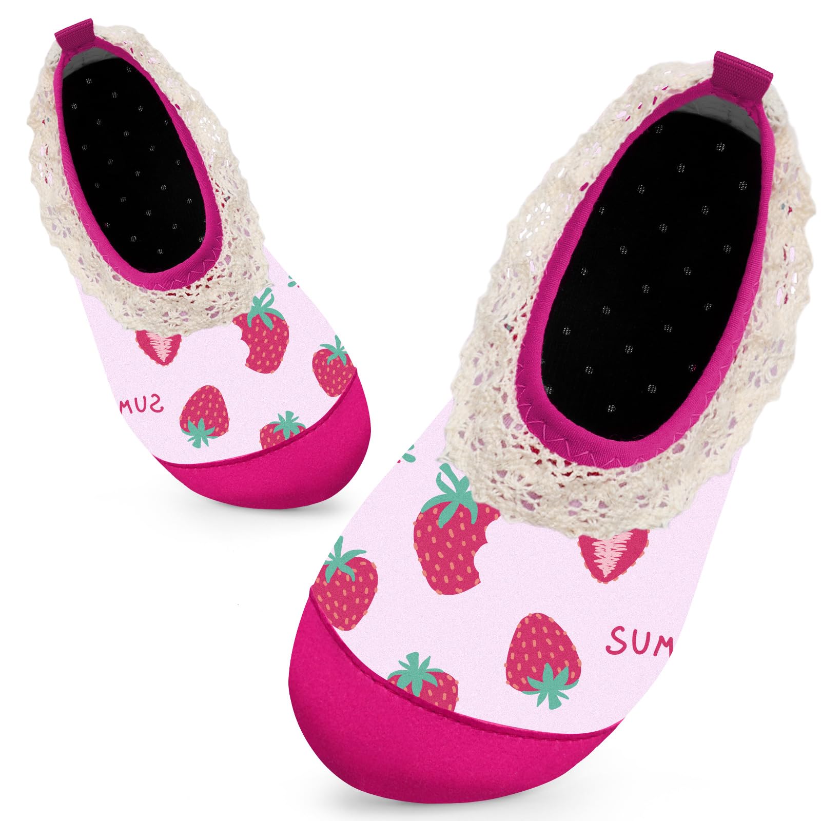 WateLves Kinder Badeschuhe Schwimmschuhe Wasserschuhe Jungen Mädchen Baby Strandschuhe Aquaschuhe Schnell Trocknend für Beach Pool