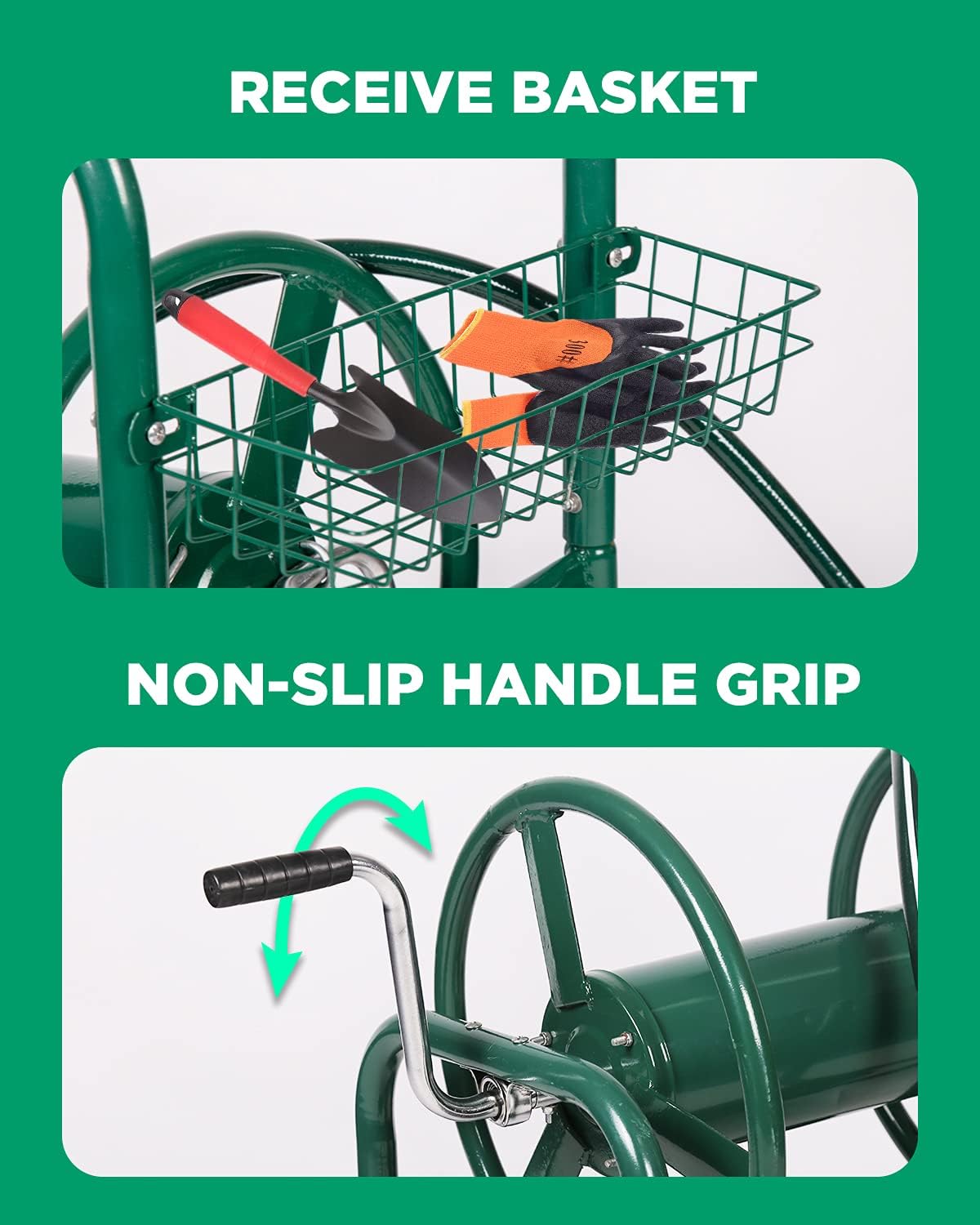 24 Best Garden Hose Reel Carts With Wheels Reviewed By Experts