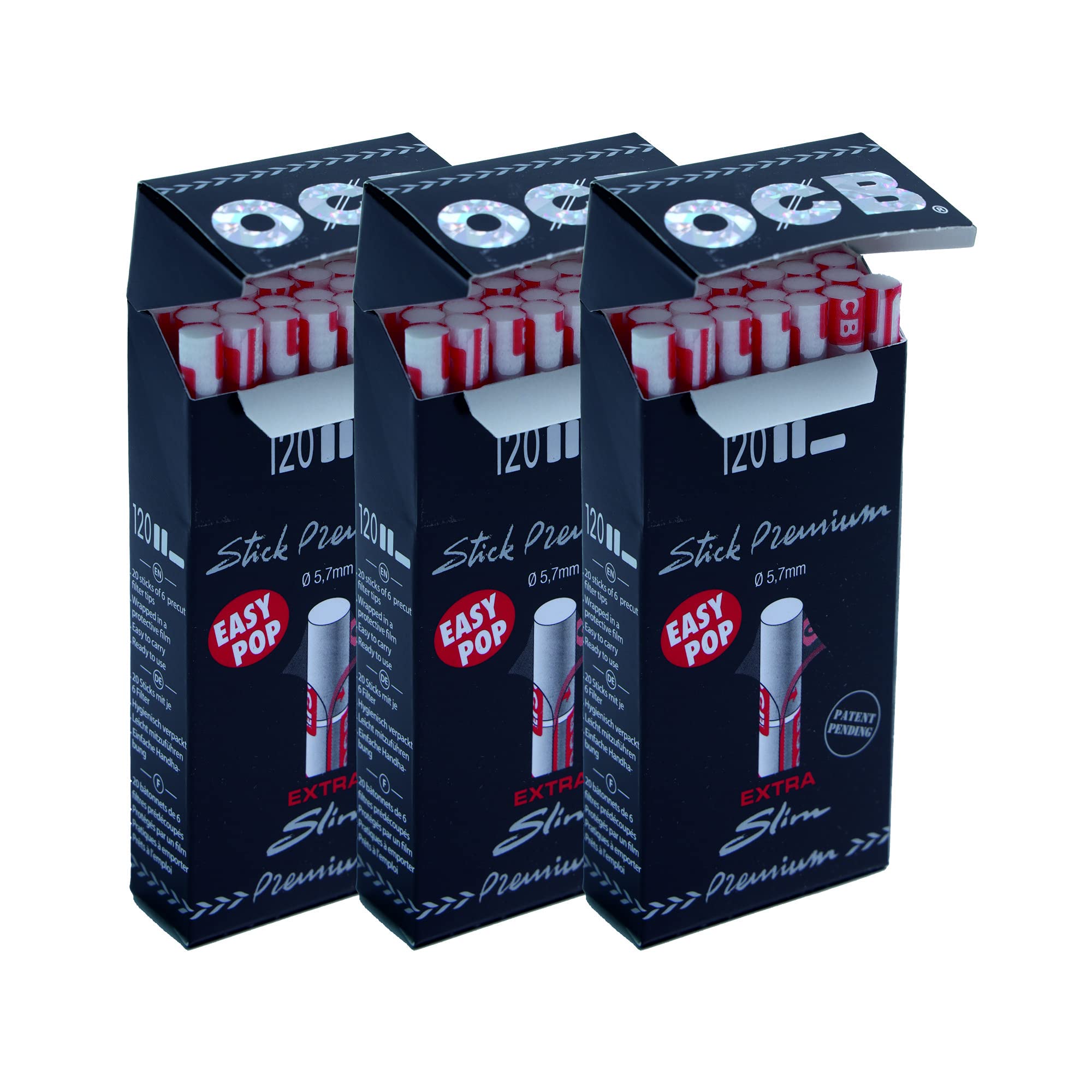 OCB Premium Slim Filter Tips - 120 Count -2 OCB Premium Slim Filter Tips - 120 Count -2