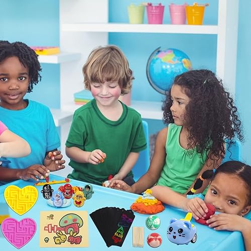 Miniatura 7 de 1000 piezas de recuerdos de fiesta para niños, juguetes para ansiedad a granel, juguetes de regalo de cumpleaños, rellenos de calcetines inquietos,