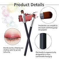 Vista 4 de Paleta de sombras de ojos ahumadas negras – brillo plateado, gris, oro, marrón – 9 colores – Acabado brillante y mate – Larga duración, resistente